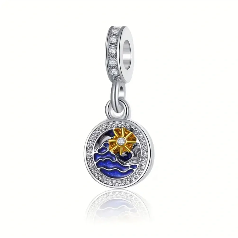 OCEAN NIGHT & DAY CHARM/PENDANT-NEW - Picture 6 of 6